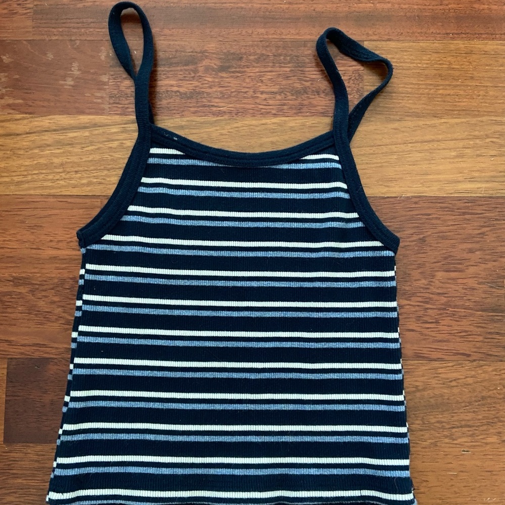 Brandy Melville Ribbed Striped Tank Top